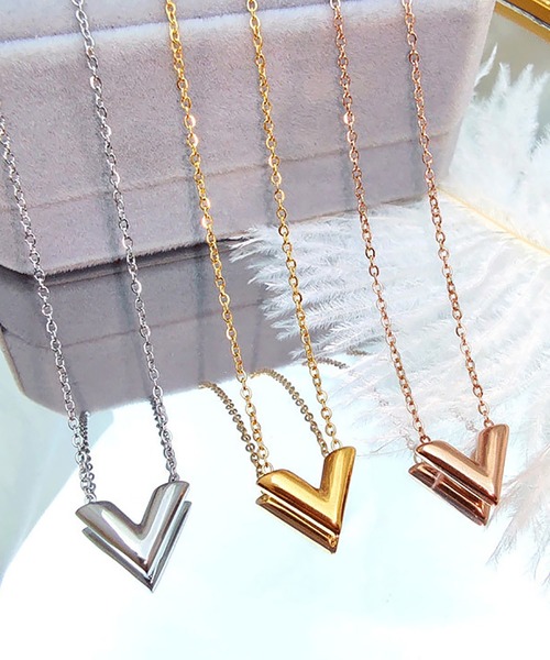 ABBEY MARKET（アビーマーケット）の「ステンレス製 ネックレス サージカルステンレス（ネックレス・レディース・ゴールド/ピンクゴールド/シルバー・FREE）」の12枚目の写真