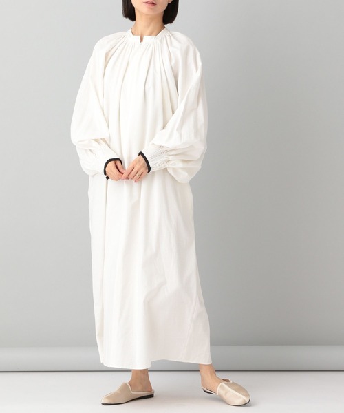 e/rm（イーアールエム）の「【e/rm】ボリュームスリーブワンピース（ワンピース・レディース・アイボリー/ブラック・FREE）」の11枚目の写真