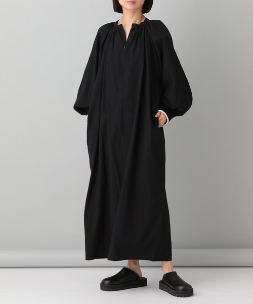 e/rm（イーアールエム）の「【e/rm】ボリュームスリーブワンピース（ワンピース・レディース・アイボリー/ブラック・FREE）」の16枚目の写真