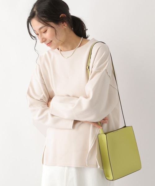 LEPSIM(レプシィム)の「アウトステッチプルオーバー 182195(Tシャツ/カットソー・レディース・アイボリー/ネイビー/レッド・FREE)」の6枚目の写真