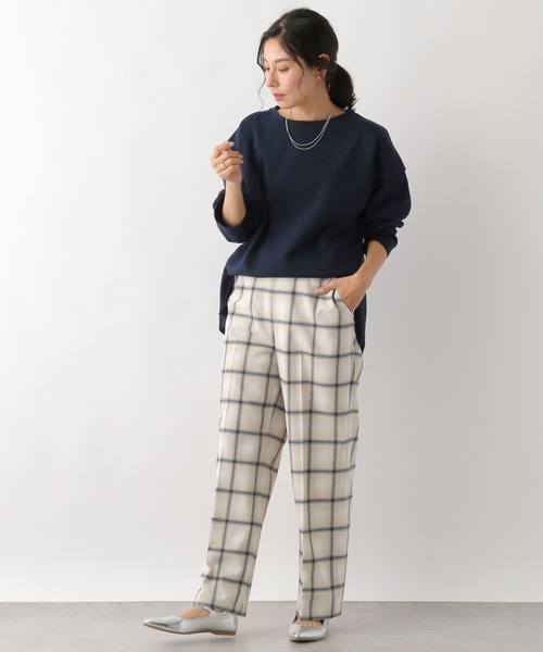 LEPSIM(レプシィム)の「アウトステッチプルオーバー 182195(Tシャツ/カットソー・レディース・アイボリー/ネイビー/レッド・FREE)」の9枚目の写真