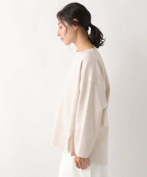 LEPSIM(レプシィム)の「アウトステッチプルオーバー 182195(Tシャツ/カットソー・レディース・アイボリー/ネイビー/レッド・FREE)」の11枚目の写真
