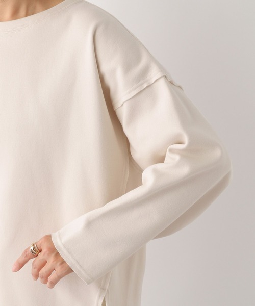 LEPSIM(レプシィム)の「アウトステッチプルオーバー 182195(Tシャツ/カットソー・レディース・アイボリー/ネイビー/レッド・FREE)」の15枚目の写真