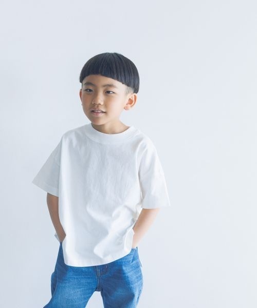 LOWRYS FARM（ローリーズファーム）の「ＵＳＡチュニックＴシャツ　178656（Tシャツ/カットソー・キッズ・ホワイト/ブラック/ピンク/イエロー/ブルー/パープル/ブラウン・110cm/120cm/130cm/140cm/150cm）」の2枚目の写真