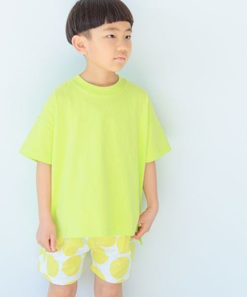 LOWRYS FARM（ローリーズファーム）の「ＵＳＡチュニックＴシャツ　178656（Tシャツ/カットソー・キッズ・ホワイト/ブラック/ピンク/イエロー/ブルー/パープル/ブラウン・110cm/120cm/130cm/140cm/150cm）」の6枚目の写真