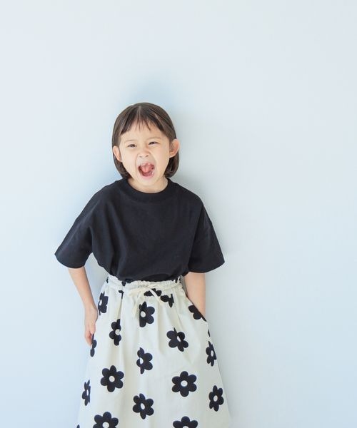 LOWRYS FARM（ローリーズファーム）の「ＵＳＡチュニックＴシャツ　178656（Tシャツ/カットソー・キッズ・ホワイト/ブラック/ピンク/イエロー/ブルー/パープル/ブラウン・110cm/120cm/130cm/140cm/150cm）」の3枚目の写真