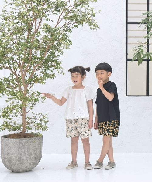 LOWRYS FARM（ローリーズファーム）の「ＵＳＡチュニックＴシャツ　178656（Tシャツ/カットソー・キッズ・ホワイト/ブラック/ピンク/イエロー/ブルー/パープル/ブラウン・110cm/120cm/130cm/140cm/150cm）」の20枚目の写真