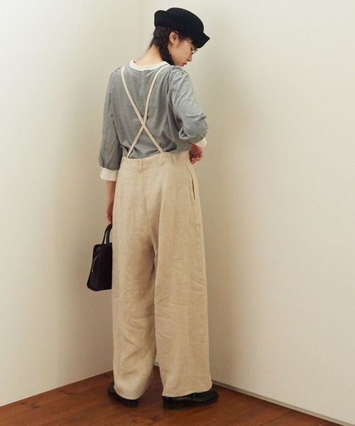 fig London（フィグロンドン）の「uncle LINEN suspender PT