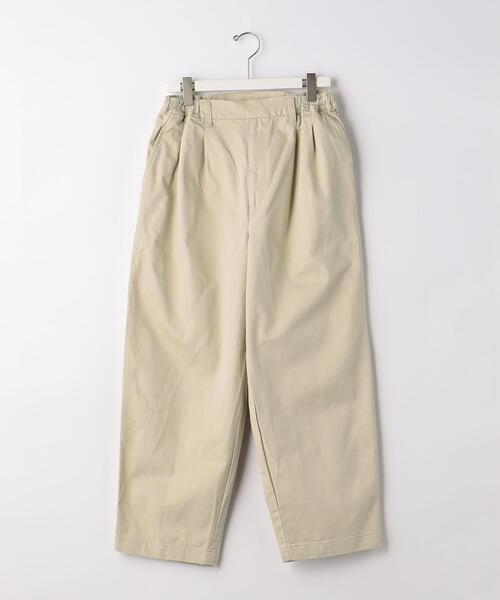wonderland（ワンダーランド）の「＜wonderland＞ TWO TUCK CHINO PANTS/パンツ（チノパンツ・メンズ・ブラック/ナチュラル・M/L）」の2枚目の写真