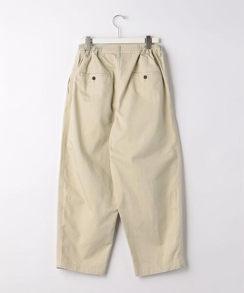 wonderland（ワンダーランド）の「＜wonderland＞ TWO TUCK CHINO PANTS/パンツ（チノパンツ・メンズ・ブラック/ナチュラル・M/L）」の8枚目の写真