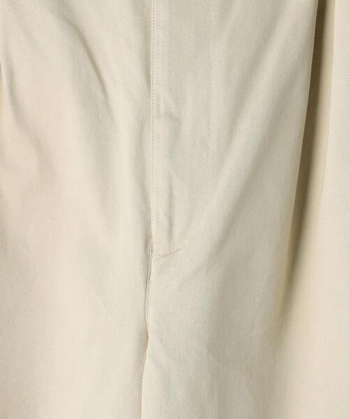 wonderland（ワンダーランド）の「＜wonderland＞ TWO TUCK CHINO PANTS/パンツ（チノパンツ・メンズ・ブラック/ナチュラル・M/L）」の6枚目の写真