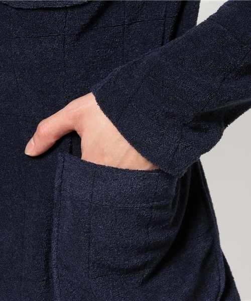 EDIFICE（エディフィス）の「◇ウインドペン パイルカットJK（テーラードジャケット・メンズ・ブラックミックス/チャコールグレー/ネイビー・46/48/44）」の10枚目の写真