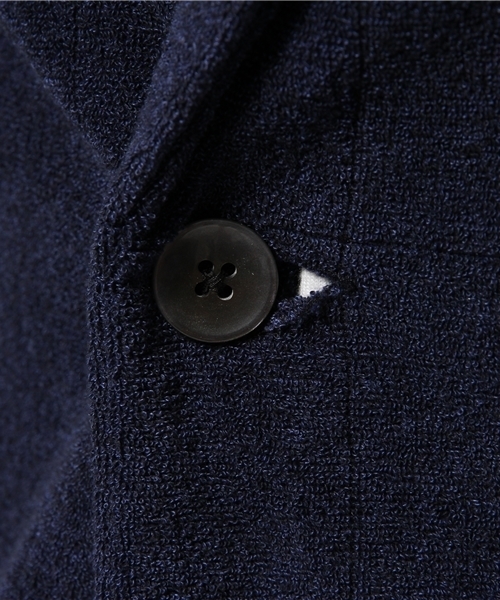 EDIFICE（エディフィス）の「◇ウインドペン パイルカットJK（テーラードジャケット・メンズ・ブラックミックス/チャコールグレー/ネイビー・46/48/44）」の12枚目の写真