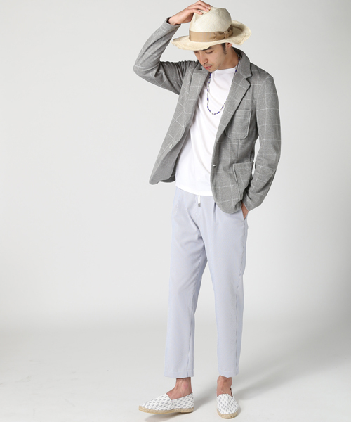 EDIFICE（エディフィス）の「◇ウインドペン パイルカットJK（テーラードジャケット・メンズ・ブラックミックス/チャコールグレー/ネイビー・46/48/44）」の16枚目の写真