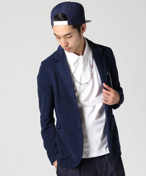 EDIFICE（エディフィス）の「◇ウインドペン パイルカットJK（テーラードジャケット・メンズ・ブラックミックス/チャコールグレー/ネイビー・46/48/44）」の19枚目の写真