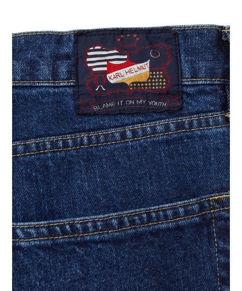 KARL HELMUT(カールヘルム)の「星型パッチワークデニムパンツ(デニムパンツ・メンズ・ネイビー・MEDIUM/LARGE/XX-LARGE)」の6枚目の写真