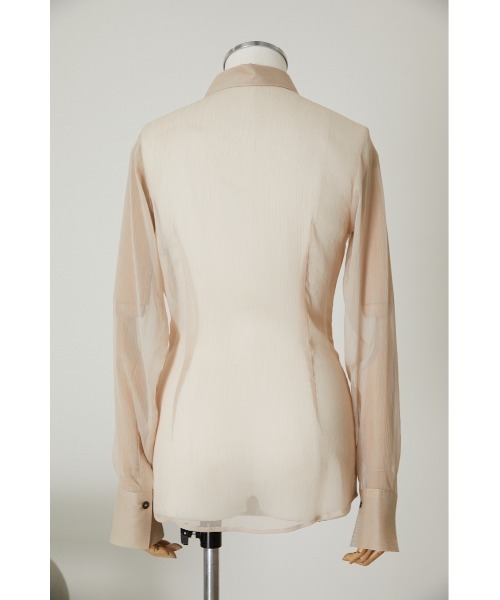 RIM.ARK - 新品 ♡ RIM.ARK Tight crepe SH シアー シャツ