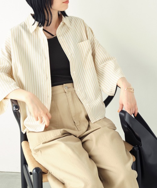 Chaco closet(チャコ クローゼット)の「リブカップ付きダブルストラップキャミソール(キャミソール・レディース・ブラック/オフホワイト/ブラウン/グリーン/イエロー・FREE)」の12枚目の写真