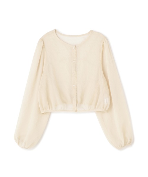 FREE'S MART（フリーズマート）の「【ピンクカラーWEB限定】◆前後2Wayフロントボタンシアーブラウス（シャツ/ブラウス・レディース・ピンク/グリーン/ブラック/ホワイト・FREE）」の12枚目の写真