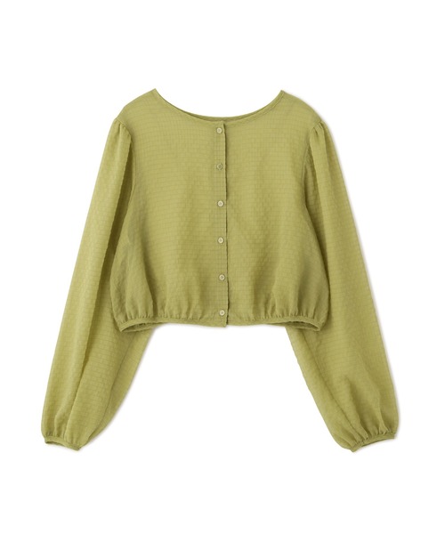 FREE'S MART（フリーズマート）の「【ピンクカラーWEB限定】◆前後2Wayフロントボタンシアーブラウス（シャツ/ブラウス・レディース・ピンク/グリーン/ブラック/ホワイト・FREE）」の8枚目の写真