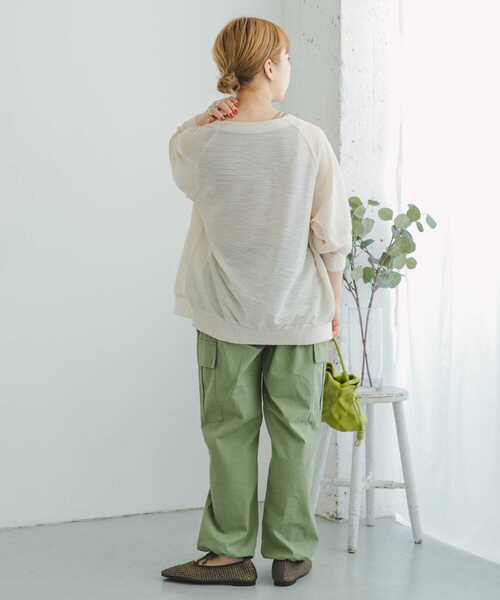 ITEMS URBANRESEARCH（アイテムズ アーバンリサーチ）の「シアーカットカーディガン（カーディガン/ボレロ・レディース・キャメル/オフホワイト/ブラック・FREE）」の18枚目の写真