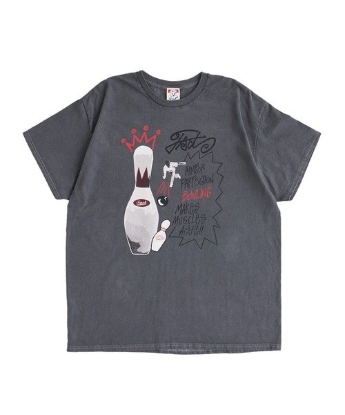 WHO'S WHO gallery（フーズフーギャラリー）の「COOPER FACTボーリングフォトビッグTEE（Tシャツ/カットソー・レディース・サックスブルー/ベージュ/ホワイト/ブラック/チャコールグレー・FREE）」の22枚目の写真