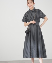 N.（N. Natural Beauty Basic） | 【S Size Line】◆ウエストマークシャツカラーワンピース(シャツワンピース)