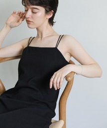 select MOCA | ダブルストラップカップ付きIラインカットキャミワンピース(ワンピース)