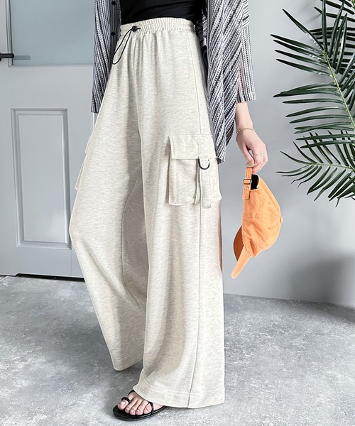 classicalelf（クラシカルエルフ）の「ゆるっとラフスタイル。スウェットカーゴパンツ（スウェットパンツ・メンズ・アイボリー/ブラック/グレー・X-LARGE/SMALL/MEDIUM/LARGE）」の5枚目の写真