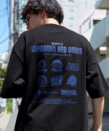 ツアーグラフィックデザイン ルーズ半袖Tシャツ