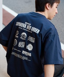 ツアーグラフィックデザイン ルーズ半袖Tシャツ