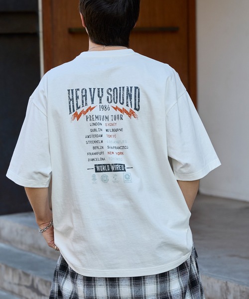 ツアーグラフィックデザイン ルーズ半袖Tシャツ MONO-MART│MONO-MART