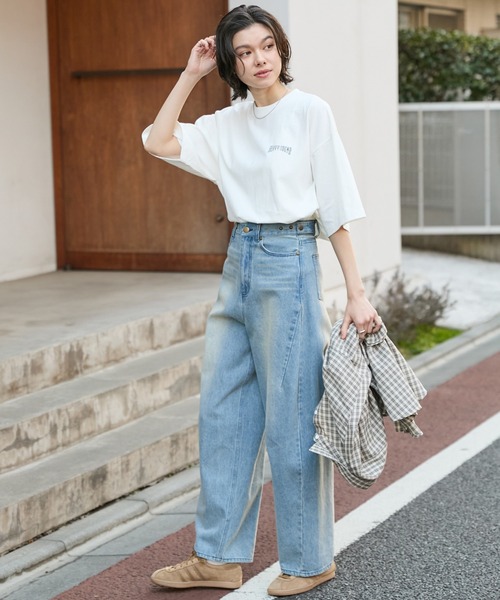 ツアーグラフィックデザイン ルーズ半袖Tシャツ MONO-MART│MONO-MART