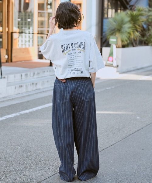 ツアーグラフィックデザイン ルーズ半袖Tシャツ MONO-MART│MONO-MART