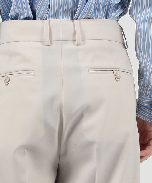 c*a様 未使用　ウールポリウレタン 2プリーツストレートスラックス　2 c*a様 未使用ウールポリウレタン 2プリーツストレートスラックス2