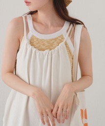 Kastane | 【サイズ展開あり/WEB限定】ランダムプリーツアメスリサロペット(サロペット/オーバーオール)