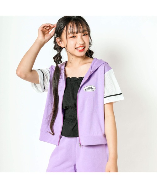 ZIDDY(ジディ)の「ZIDDY/シャーリングカップ付きキャミソール(130~160cm)(キャミソール・キッズ・ホワイト/ブラック・130/140/150/160)」の20枚目の写真