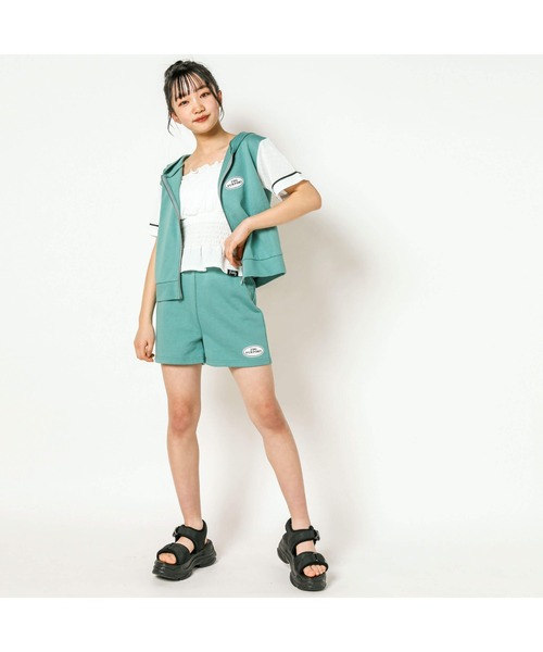 ZIDDY(ジディ)の「ZIDDY/シャーリングカップ付きキャミソール(130~160cm)(キャミソール・キッズ・ホワイト/ブラック・130/140/150/160)」の11枚目の写真