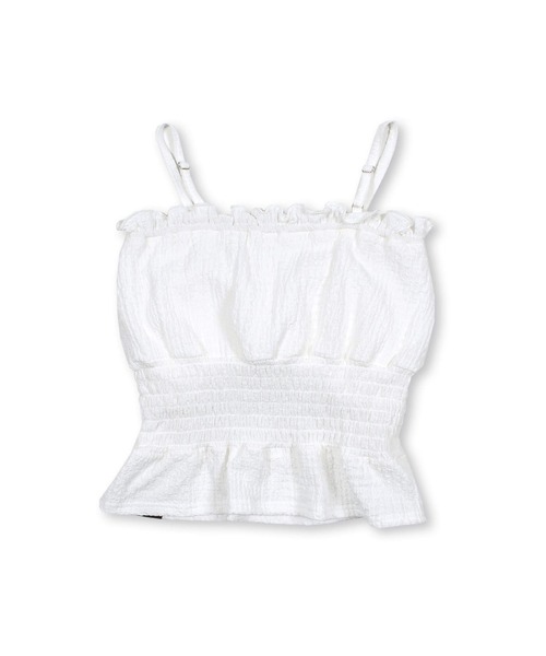 ZIDDY(ジディ)の「ZIDDY/シャーリングカップ付きキャミソール(130~160cm)(キャミソール・キッズ・ホワイト/ブラック・130/140/150/160)」の14枚目の写真