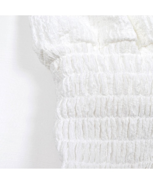 ZIDDY(ジディ)の「ZIDDY/シャーリングカップ付きキャミソール(130~160cm)(キャミソール・キッズ・ホワイト/ブラック・130/140/150/160)」の18枚目の写真