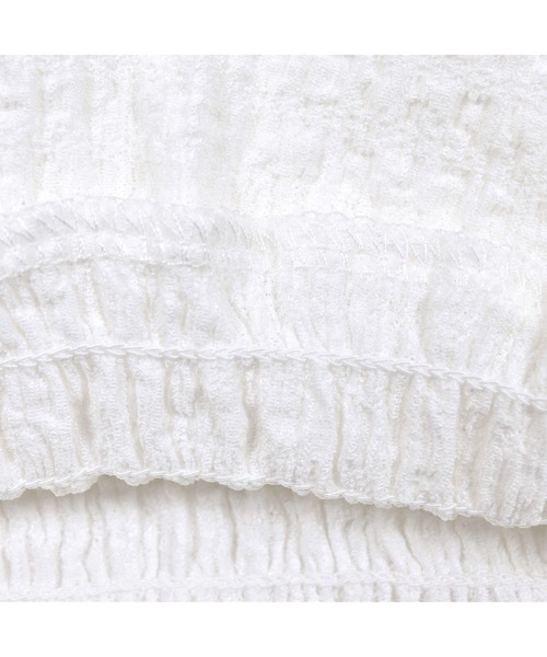 ZIDDY(ジディ)の「ZIDDY/シャーリングカップ付きキャミソール(130~160cm)(キャミソール・キッズ・ホワイト/ブラック・130/140/150/160)」の9枚目の写真