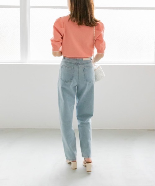 RANDA（ランダ）の「スカラップデザインショートカーデ（カーディガン/ボレロ・レディース・クリーム/ブラック/オレンジ/グリーン・FREE）」の14枚目の写真