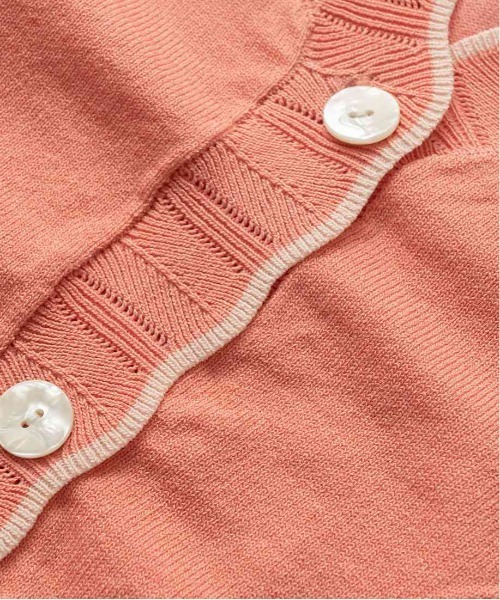 RANDA（ランダ）の「スカラップデザインショートカーデ（カーディガン/ボレロ・レディース・クリーム/ブラック/オレンジ/グリーン・FREE）」の10枚目の写真