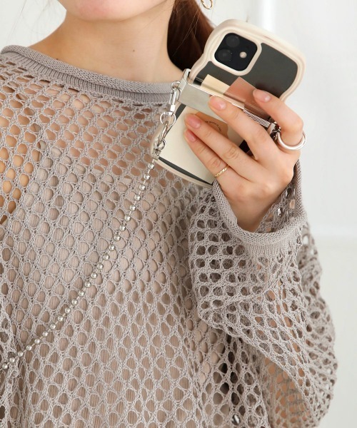 Bab（バブ）の「ボールチェーンスマホショルダー（スマホグッズ・レディース・シルバー・ONESIZE）」の3枚目の写真