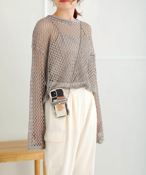 Bab（バブ）の「ボールチェーンスマホショルダー（スマホグッズ・レディース・シルバー・ONESIZE）」の5枚目の写真