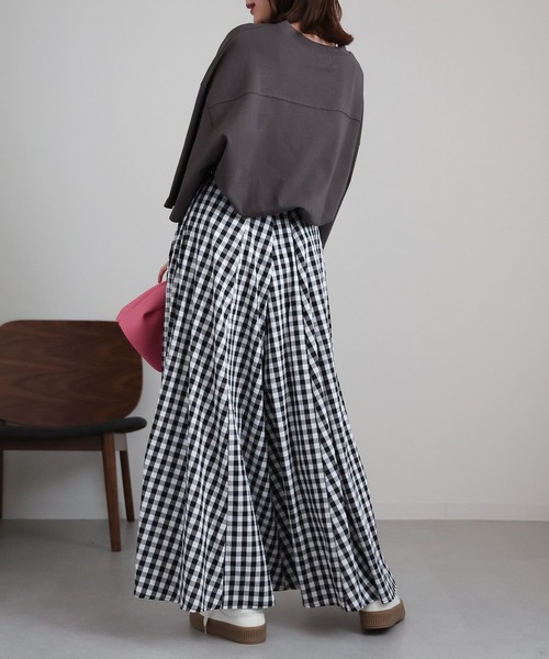 CREARE -LINO-(クレアーレリノ)の「【USAコットン】ヘビーウエイト オーバーサイズ ビック フットボール ルーズ Tシャツ<ユニセックス>(Tシャツ/カットソー・メンズ・アイボリー/ブラック/ホワイト/ネイビー/チャコールグレー/ブラウン/ブラック系その他・L/XL/M)」の16枚目の写真