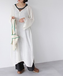 Crisp | リボンガーゼカフタンOP(ワンピース)