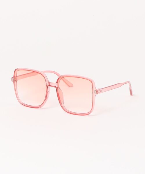 TONE SELECT GOODS(トーンセレクトグッズ)の「【urge select】クリアフレーム サングラス【ウェリントン】(サングラス・レディース・ブラウン/ブラック/ブルー/ピンク/ベージュ/クリアブラウン/ブラック系/スカイブルー/ライトピンク・FREE)」の17枚目の写真