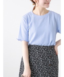 ehka sopo | しぼしぼクルーネックカットソー(Tシャツ/カットソー)