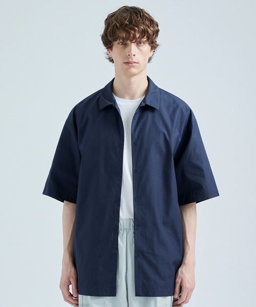 ATON BROAD OVERSIZED SHIRT エイトン　4 ATON / エイトン】SUVIN BROAD OVERSIZED SHIRT（シャツ